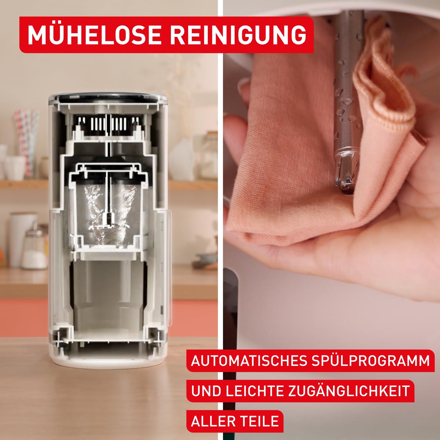 Tefal Dolci Eismaschine – Eiscreme, Gelato, Protein-Eis & Sorbet