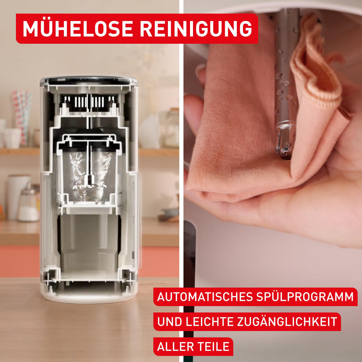 Tefal Dolci Eismaschine – Eiscreme, Gelato, Protein-Eis & Sorbet