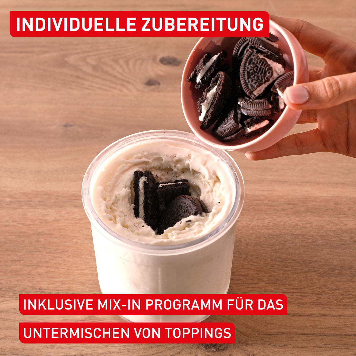 Tefal Dolci Eismaschine – Eiscreme, Gelato, Protein-Eis & Sorbet