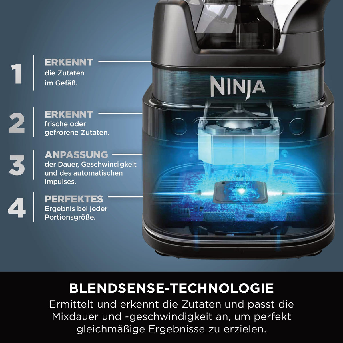 Ninja 3-in-1 Detect Power Blender Processor Pro, Stone Gold, TB401EUSTGD