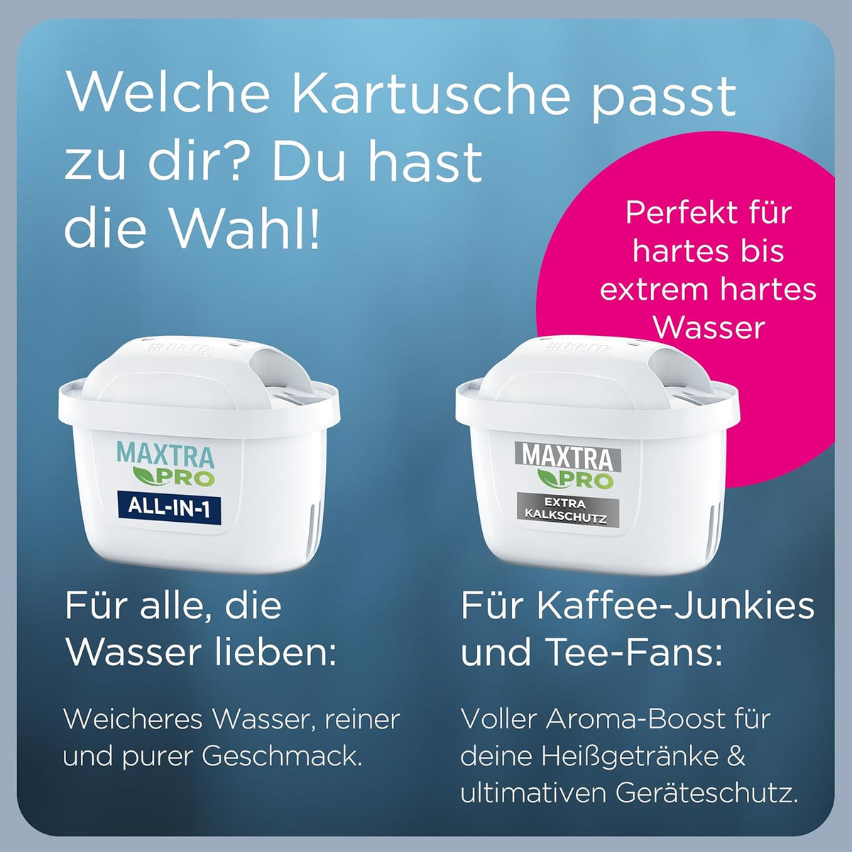 BRITA Wasserfilter Kartusche MAXTRA PRO Extra Kalkschutz (12er-Pack) Jahrespack|Original Ersatz-Wasserfilter für alle BRITA Kannen, filtert Kalk, ultimativer Geräteschutz: Der Heißgetränke-Spezialist