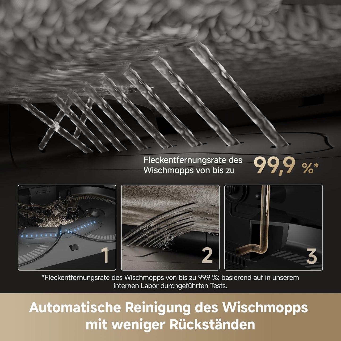 dreame X50 Master Staubsaugerroboter mit 24,9cm Basisstation, automatisches Nachfüllen und Entleeren, Nachlaufsystem, AI Hindernisvermeidung und 360° Navigation, 20.000 Pa