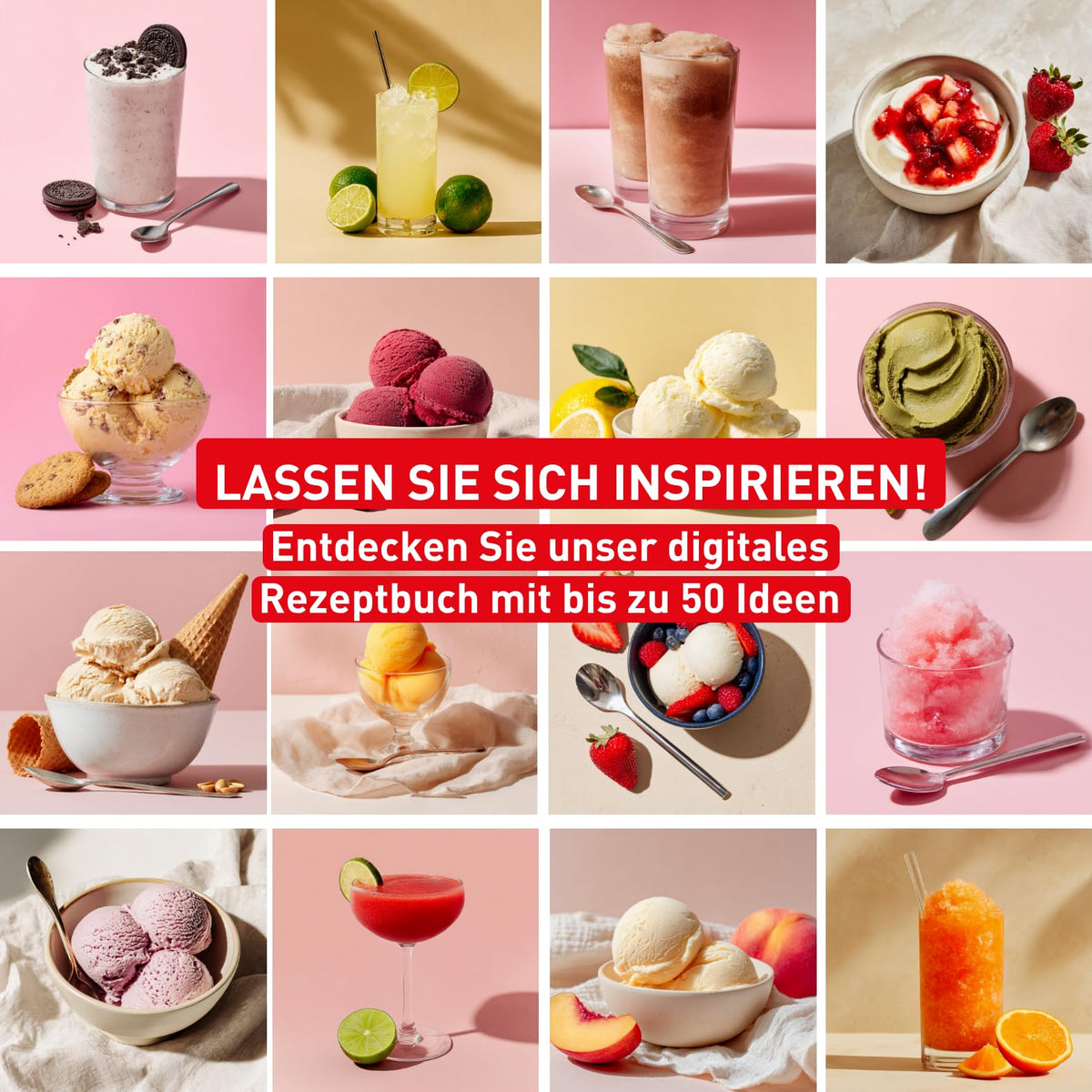 Tefal Dolci Eismaschine – Eiscreme, Gelato, Protein-Eis & Sorbet