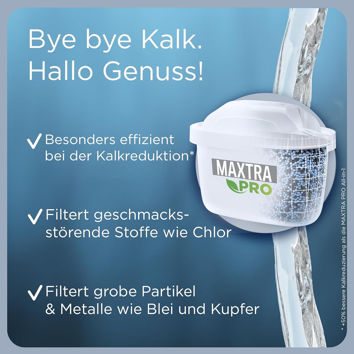BRITA Wasserfilter Kartusche MAXTRA PRO Extra Kalkschutz (12er-Pack) Jahrespack|Original Ersatz-Wasserfilter für alle BRITA Kannen, filtert Kalk, ultimativer Geräteschutz: Der Heißgetränke-Spezialist