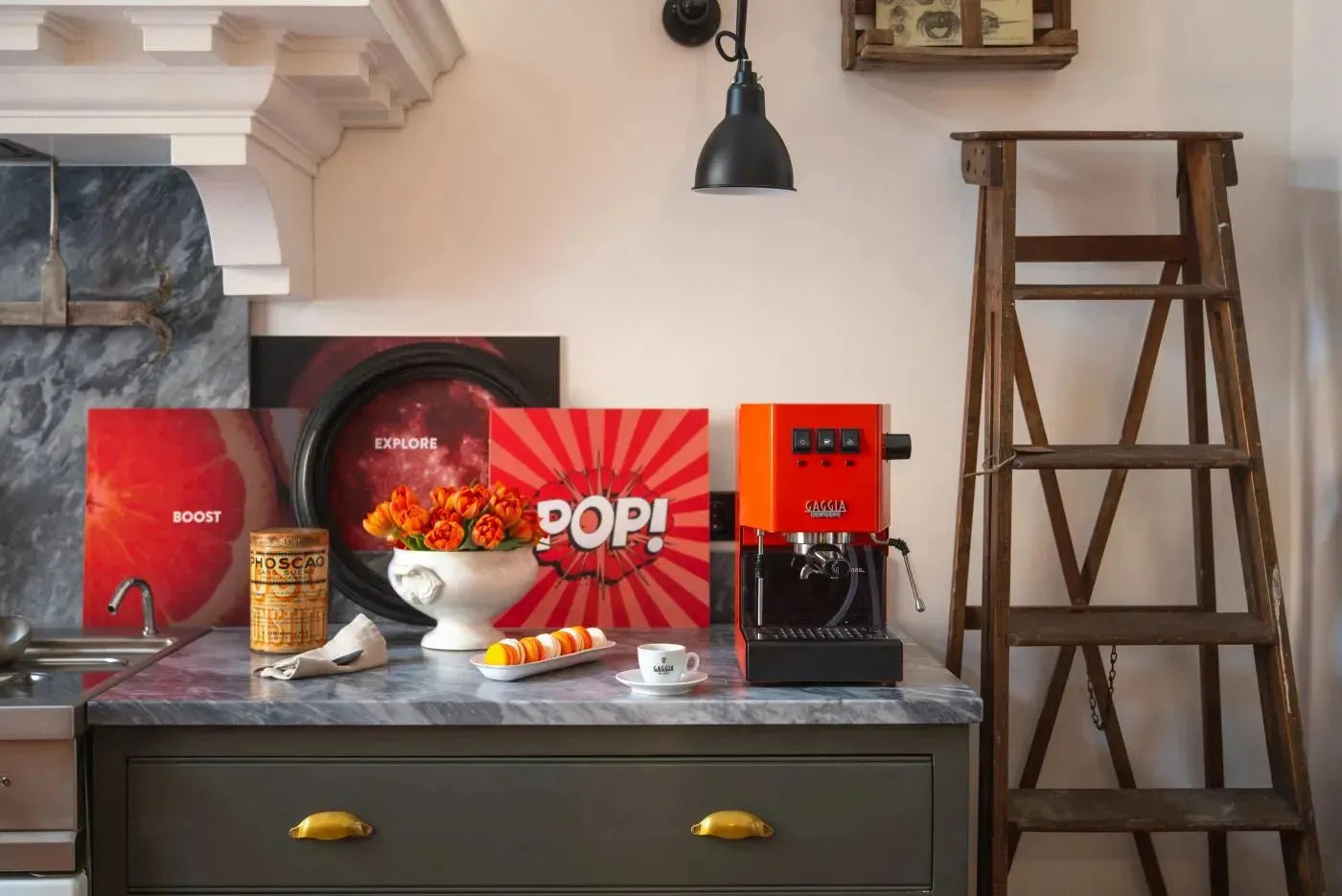 Gaggia Classic 5 Jahre Garantie EVO Pro E24 Orange - Kaffeewelt