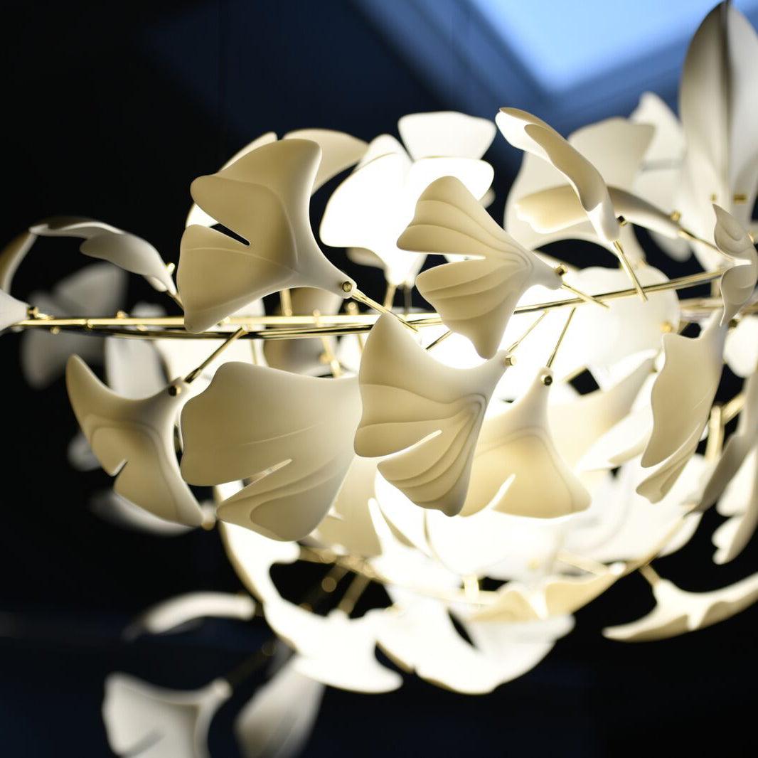 Ginkgo-Federn-Kronleuchter