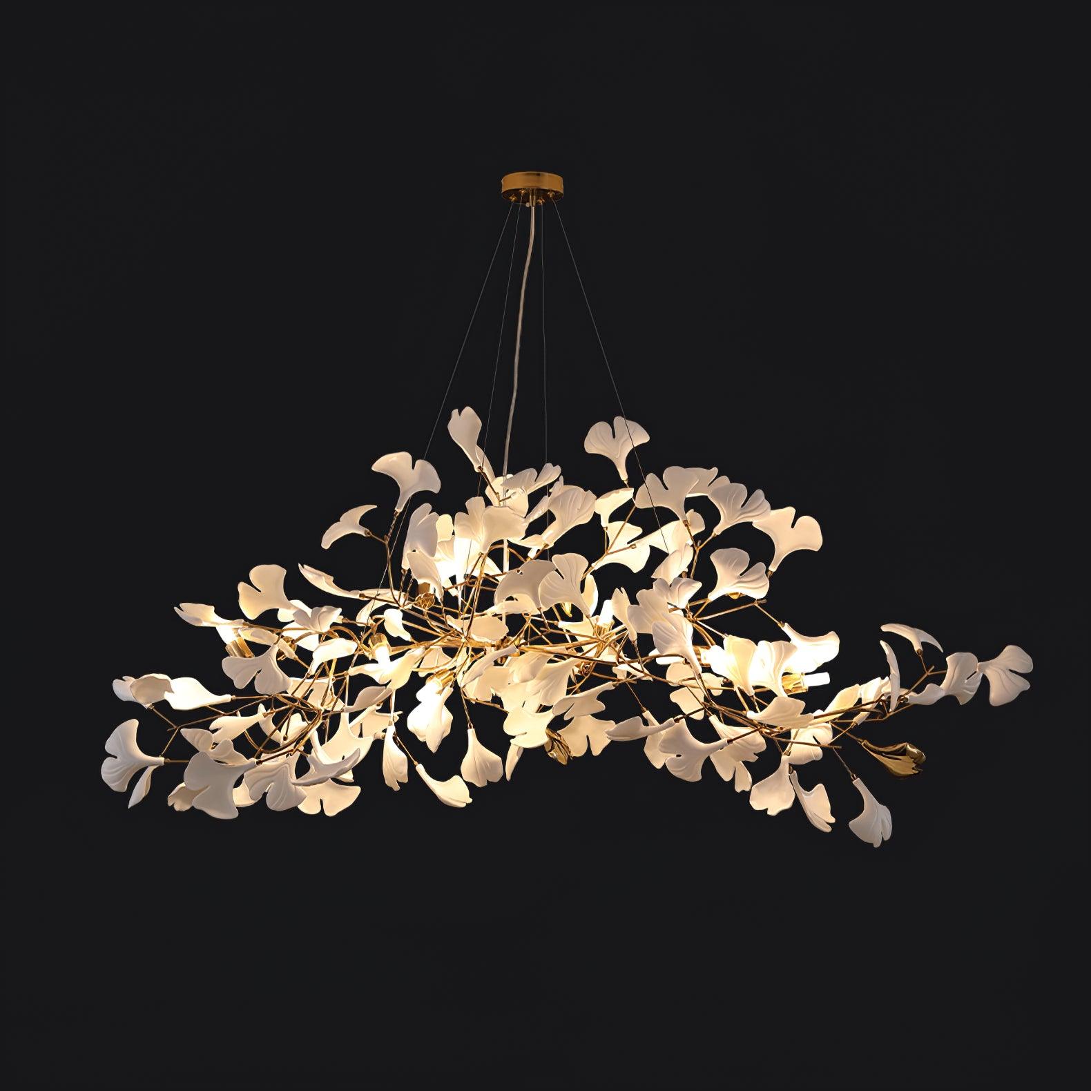 Ginkgo-Federn-Kronleuchter