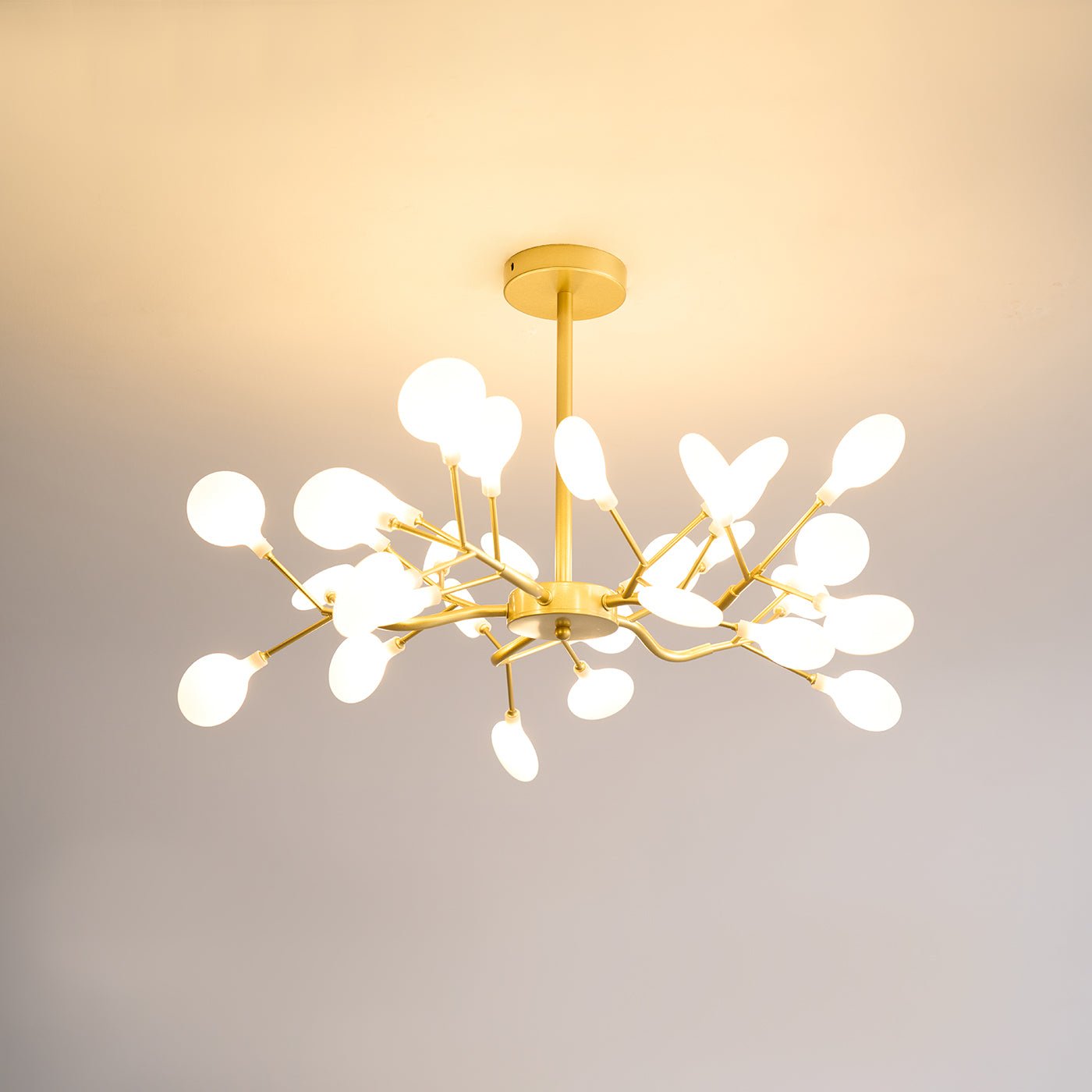 LED-Glühwürmchen-Sputnik-Kronleuchter