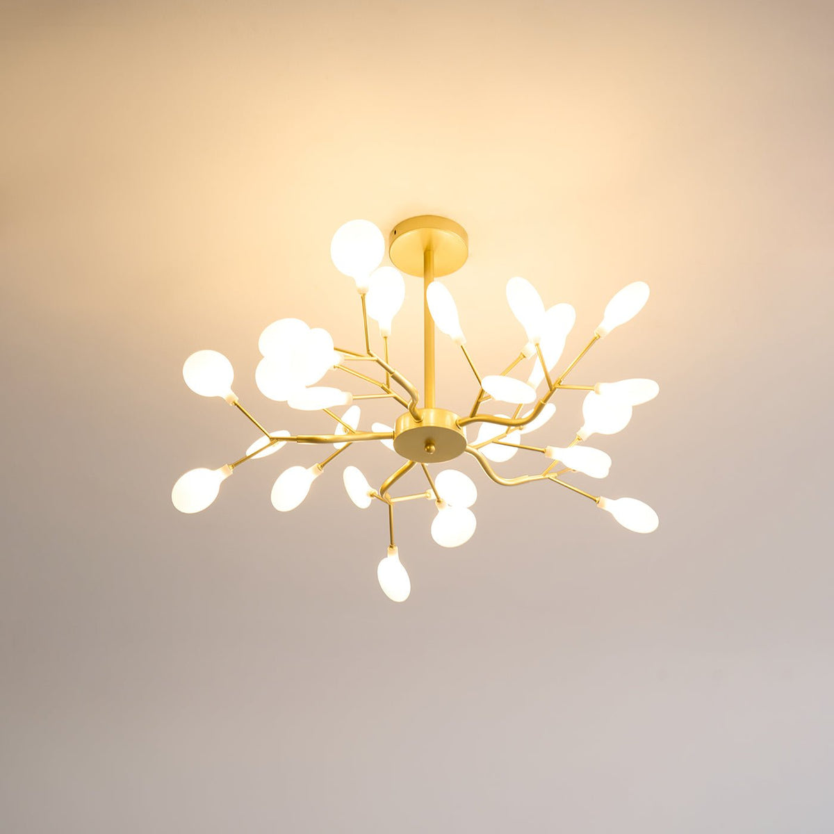 LED-Glühwürmchen-Sputnik-Kronleuchter