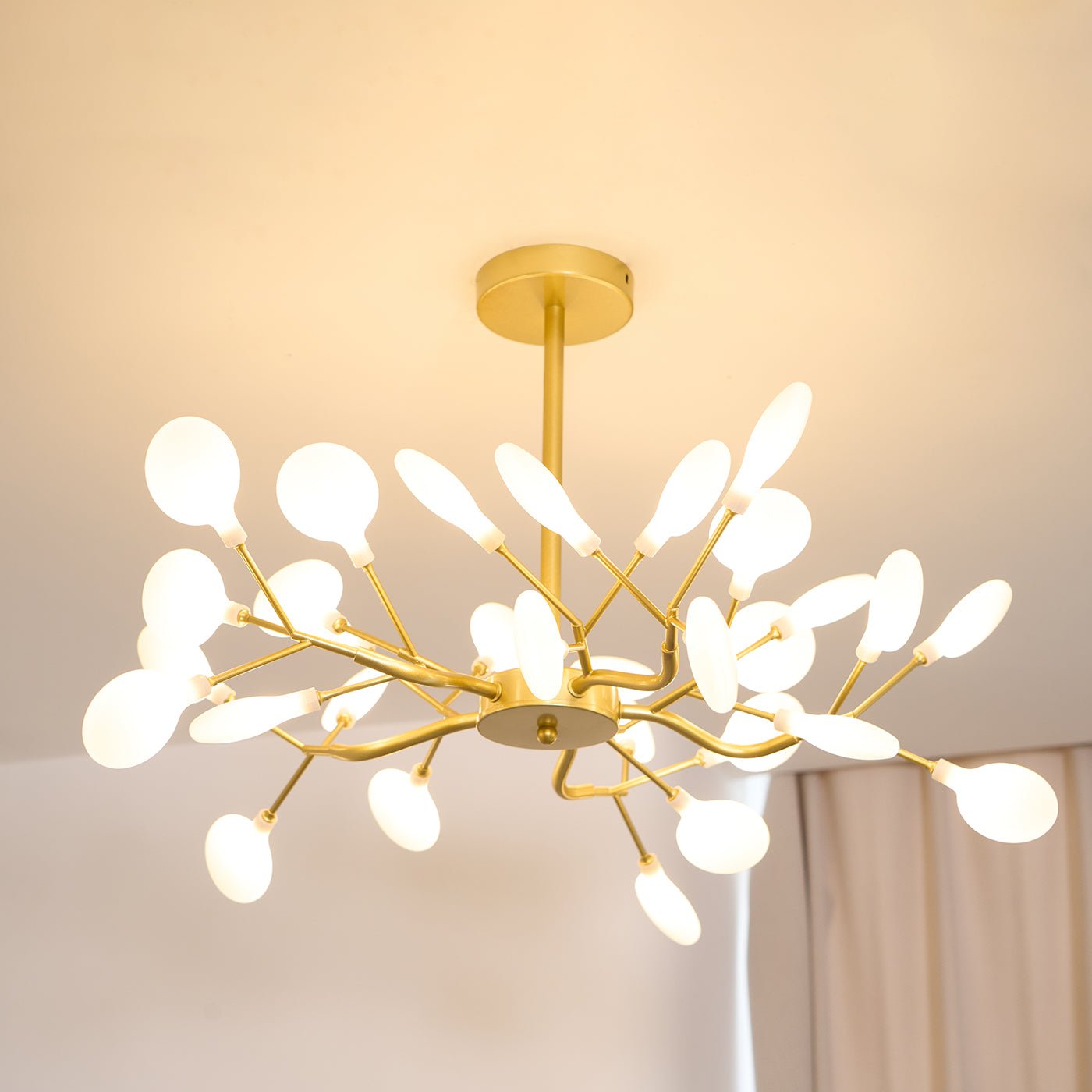 LED-Glühwürmchen-Sputnik-Kronleuchter