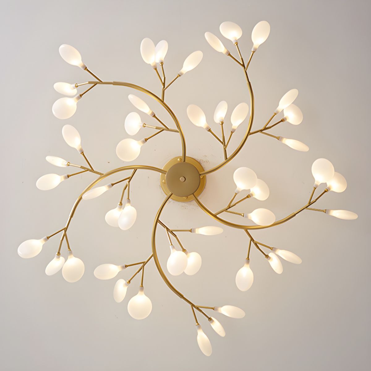 LED-Glühwürmchen-Sputnik-Kronleuchter