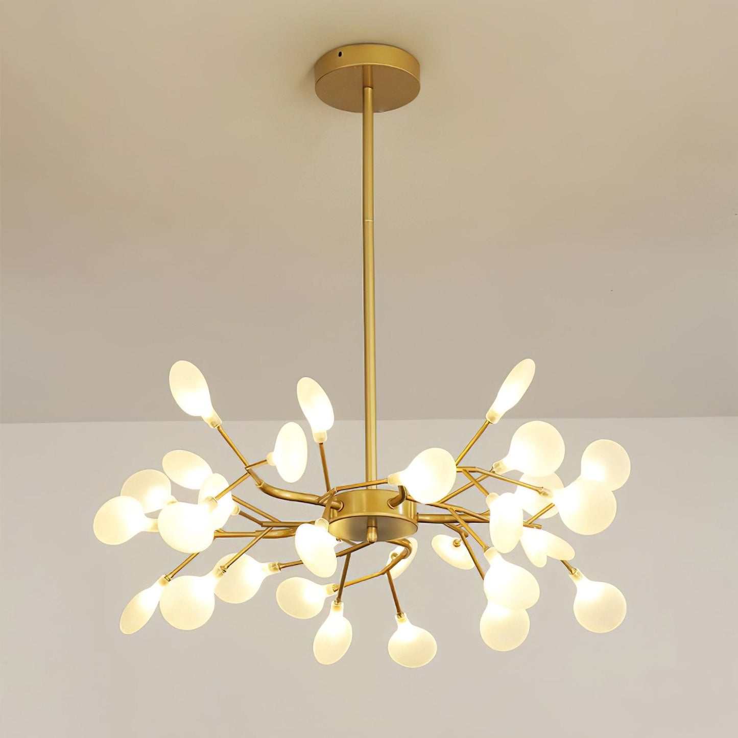 LED-Glühwürmchen-Sputnik-Kronleuchter