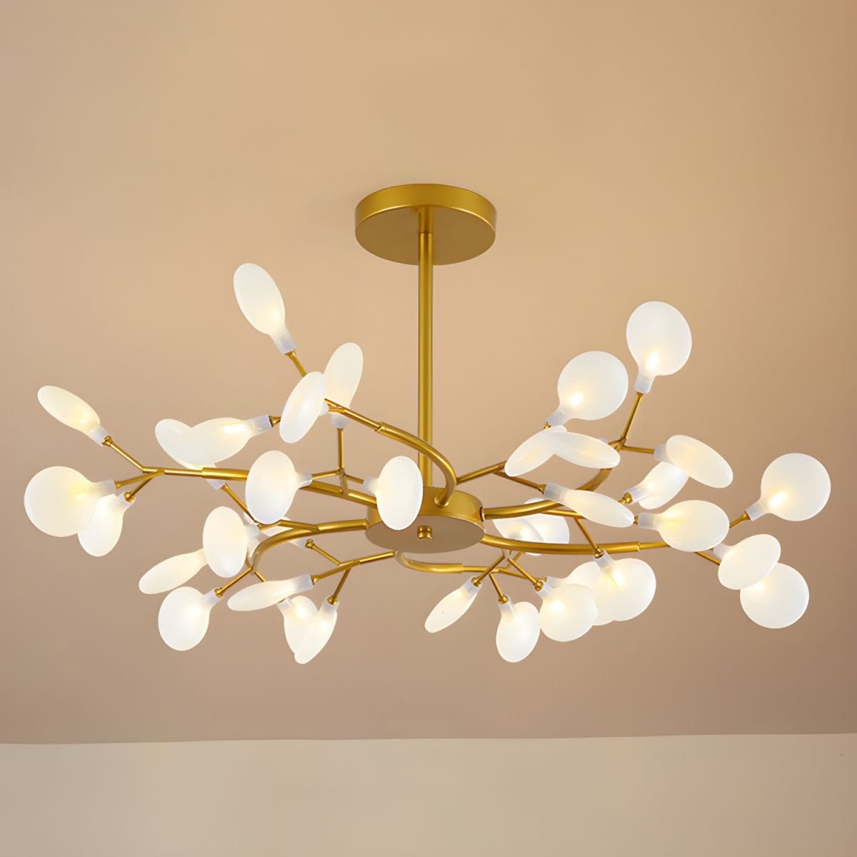 LED-Glühwürmchen-Sputnik-Kronleuchter