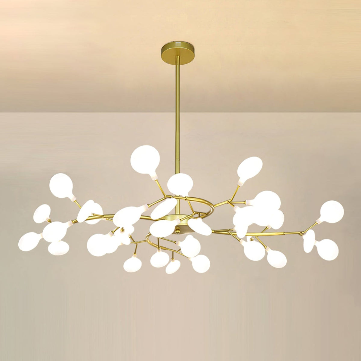 LED-Glühwürmchen-Sputnik-Kronleuchter