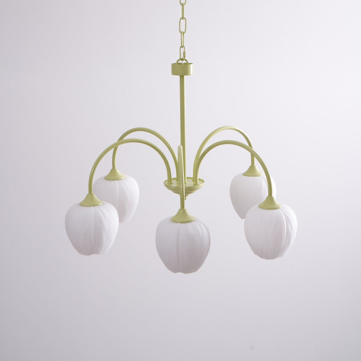 Tulpen-Matcha-Kronleuchter