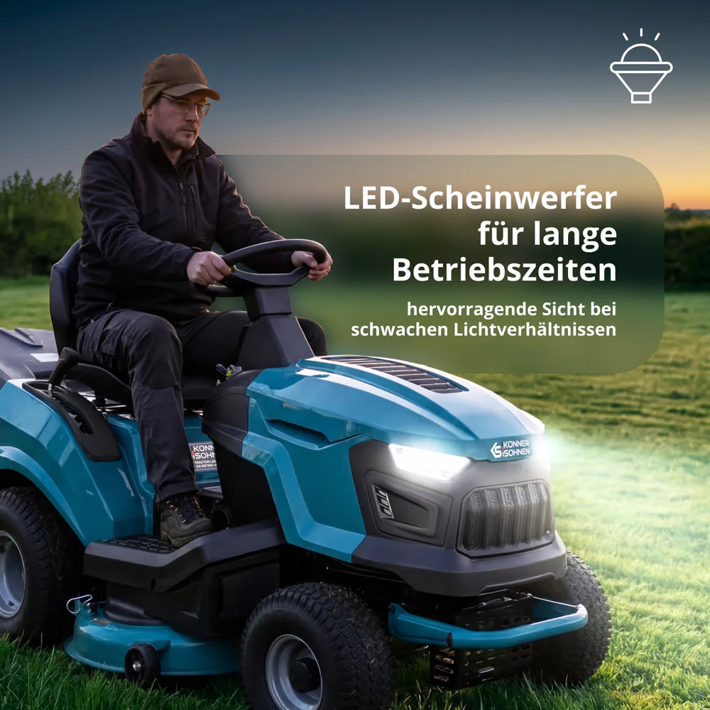 "Könner & Söhnen" Benzinrasentraktor KS 98TMG-H