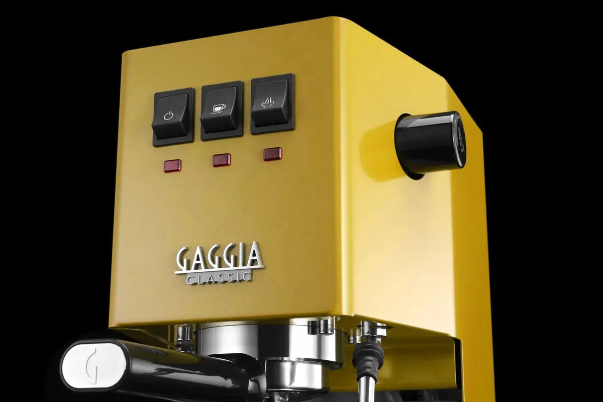 Gaggia Classic 5 Jahre Garantie EVO Pro E24 Gelb - Kaffeewelt