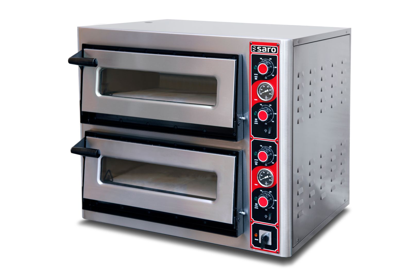 SARO Pizzaofen Modell FABIO 2620 - Platz für 2x4 Pizzen à Ø 30cm