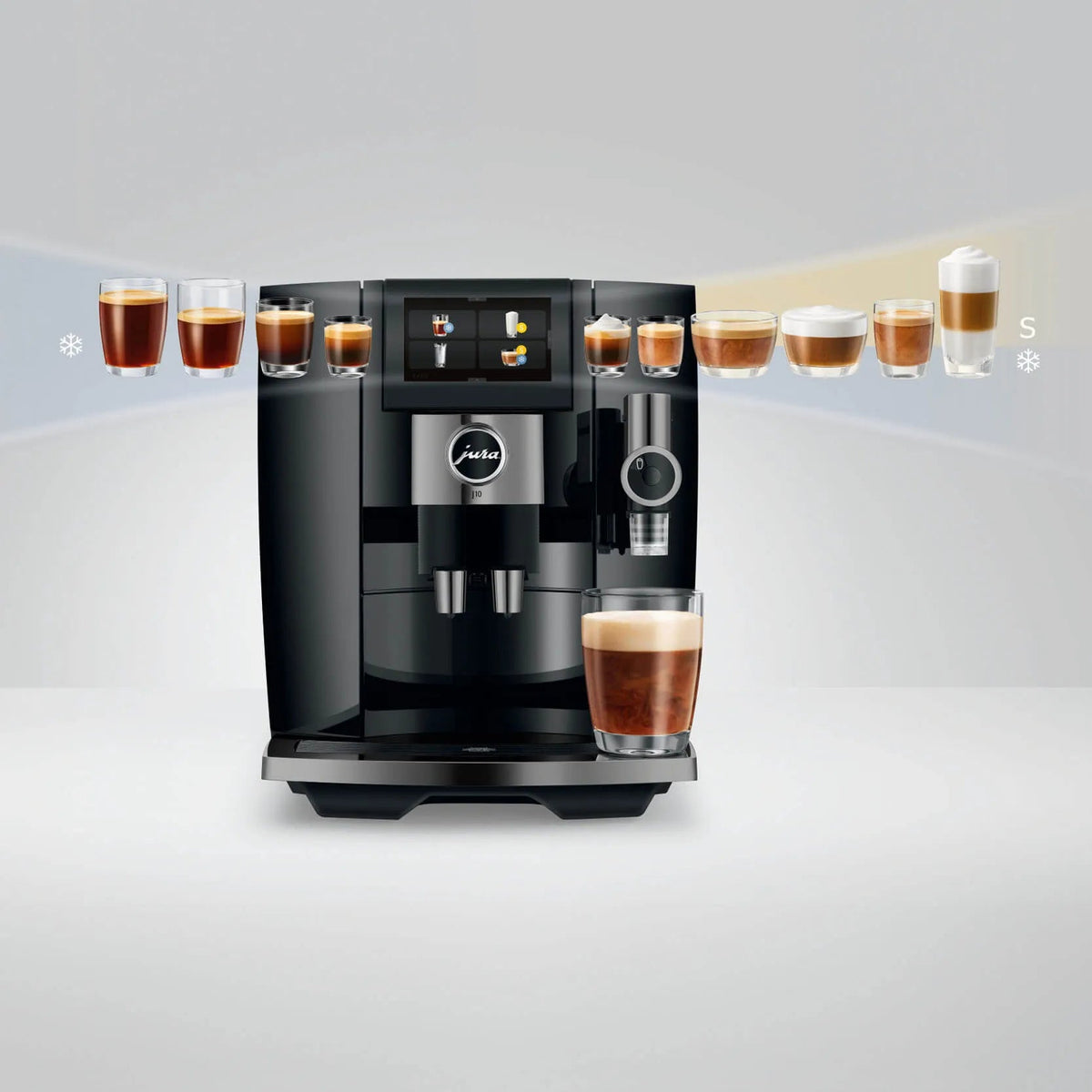 JURA J10 (EA) Piano Black | 7 Jahre Garantie | Kaffeewelt