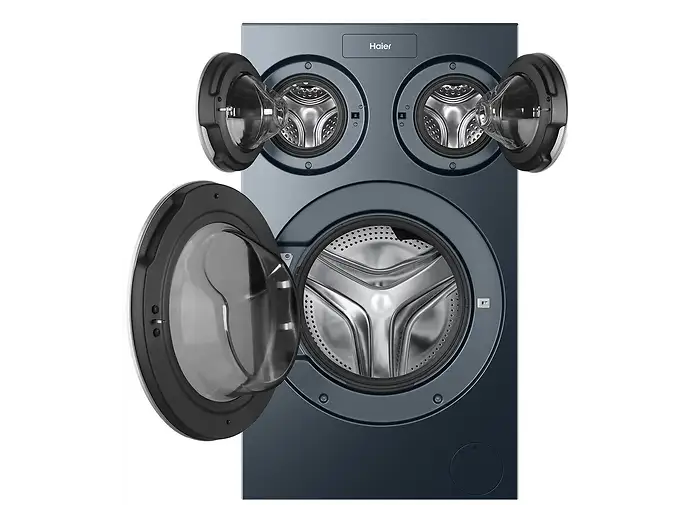 HAIER HAMQD 410CBL9GN-84, 3 Trommeln MultiWash Waschmaschine (10 kg, 1330 U/Min., A)