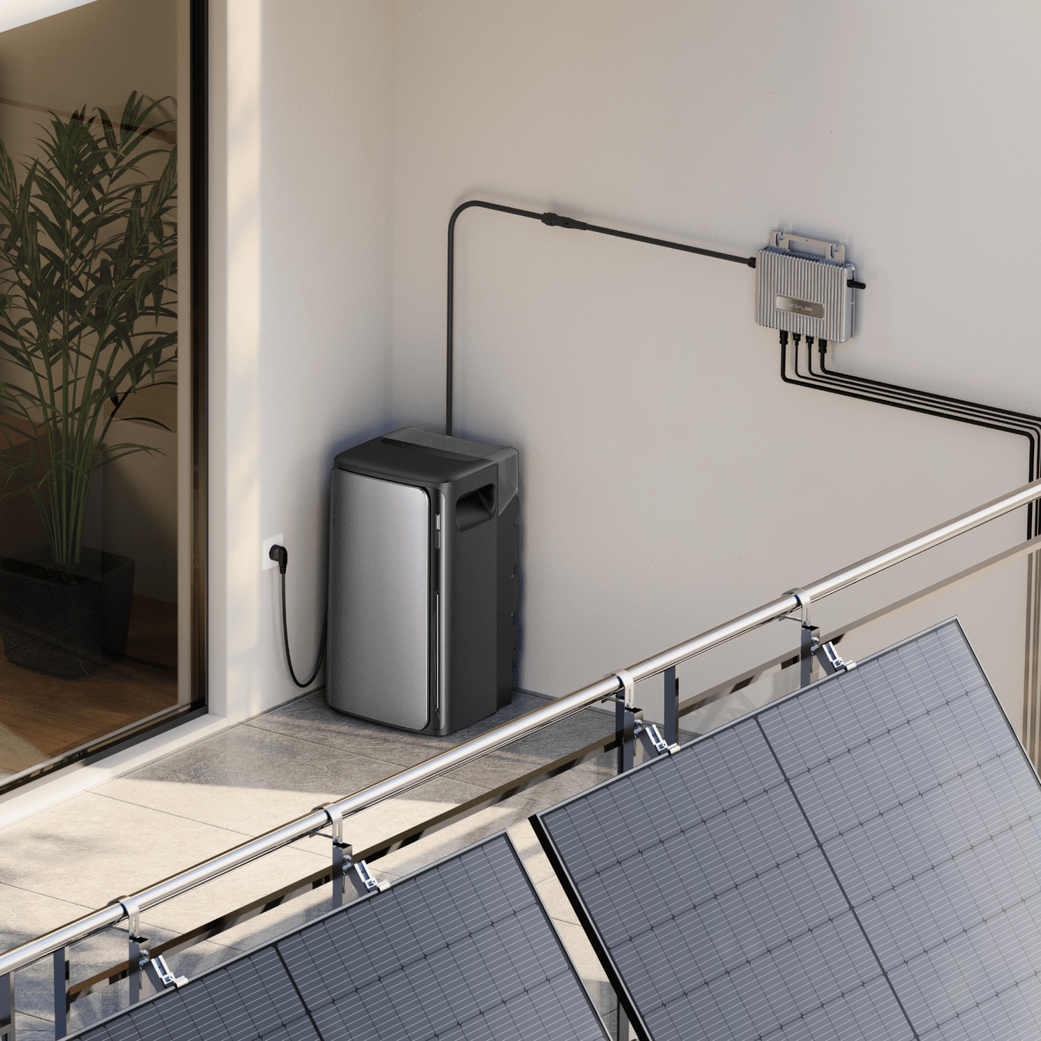 EcoFlow STREAM AC Pro/AC Balkonkraftwerk mit Speicher (Generalüberholt)