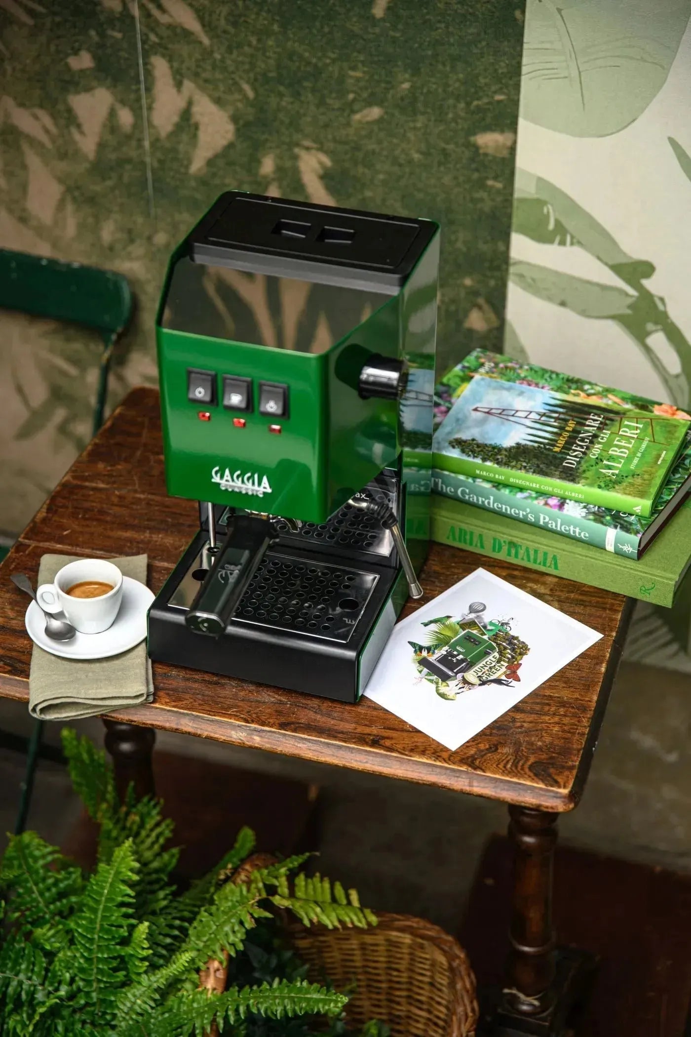 Gaggia Classic 5 Jahre Garantie EVO Pro E24 Grün - Kaffeewelt