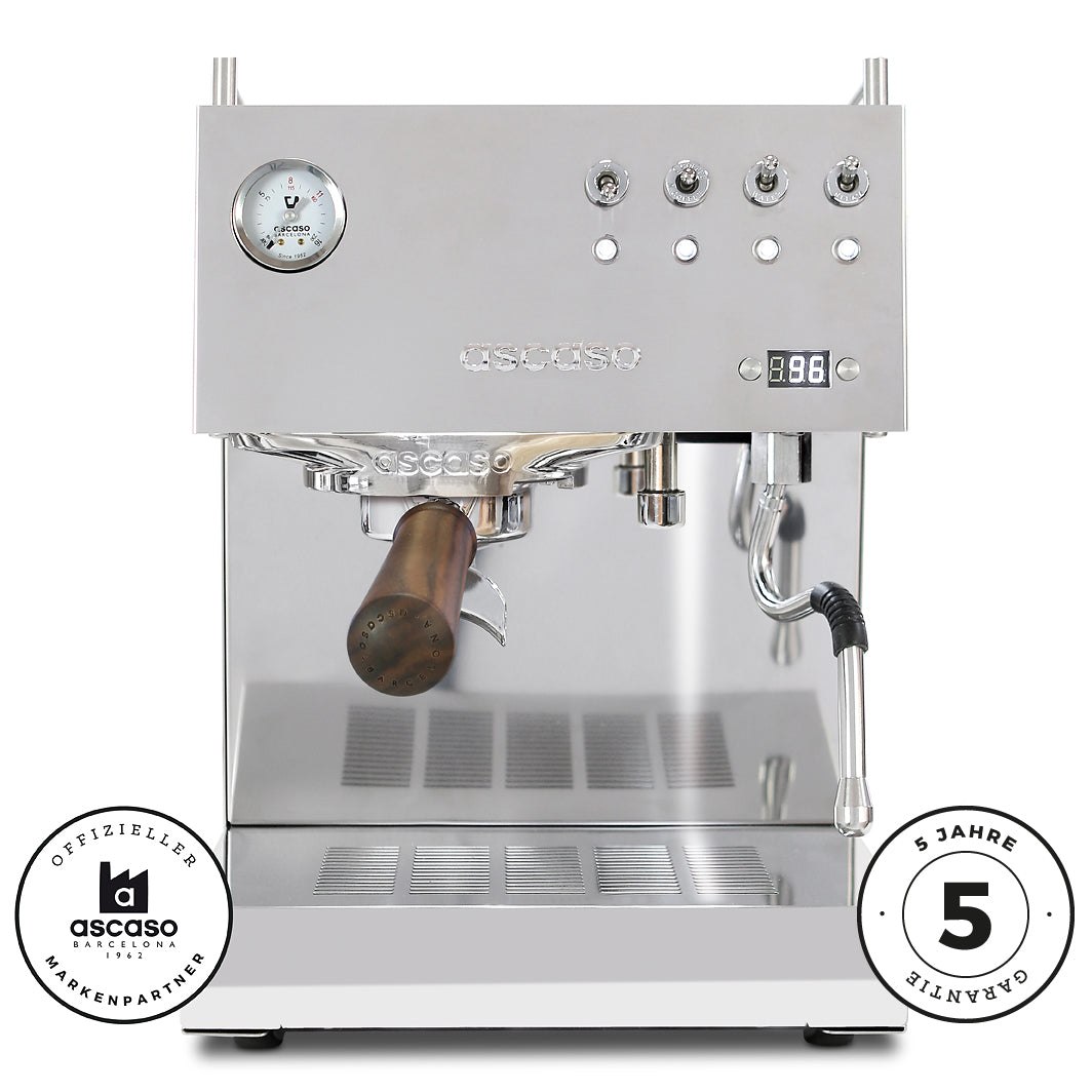 Ascaso Steel DUO PID | 5 Jahre Garantie inkl. Offset Einstellungen